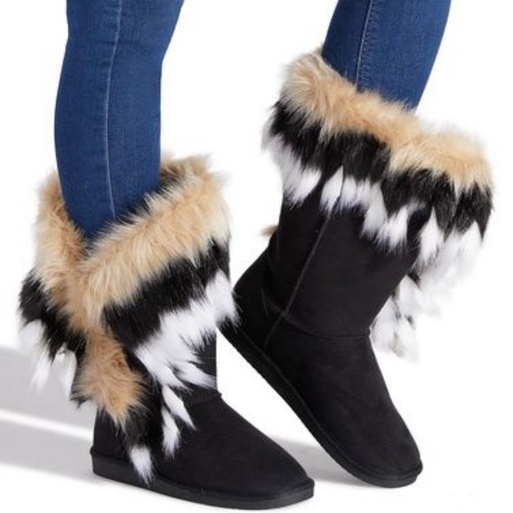 Holly Womens Tall Tassel Winter Cold Weather Water Resistant Boots - Picture 1 of 10